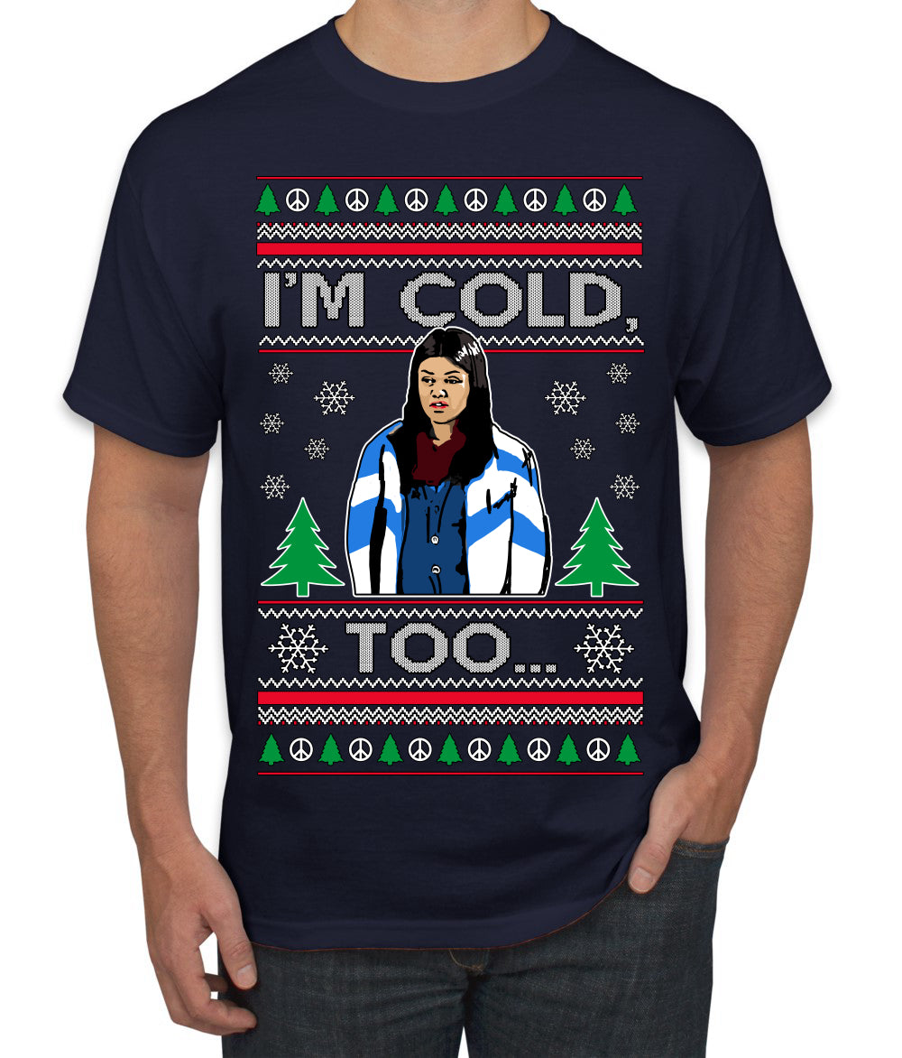 I'm Cold Too Funny Classic 70s Show Damn Jackie Ugly Christmas Sweater Men's T-Shirt