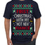First Christmas With My Hot New Fiance Classic Newlywed Ugly Christmas Sweater Men's T-Shirt