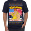 Trumpamania Funny Hogan 80s USA Wrestling Sports Parody Ugly Christmas Sweater Men's T-Shirt