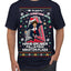 Not Christmas Until Hans Gruber Falls From Nakatomi Ugly Christmas Sweater Men's T-Shirt