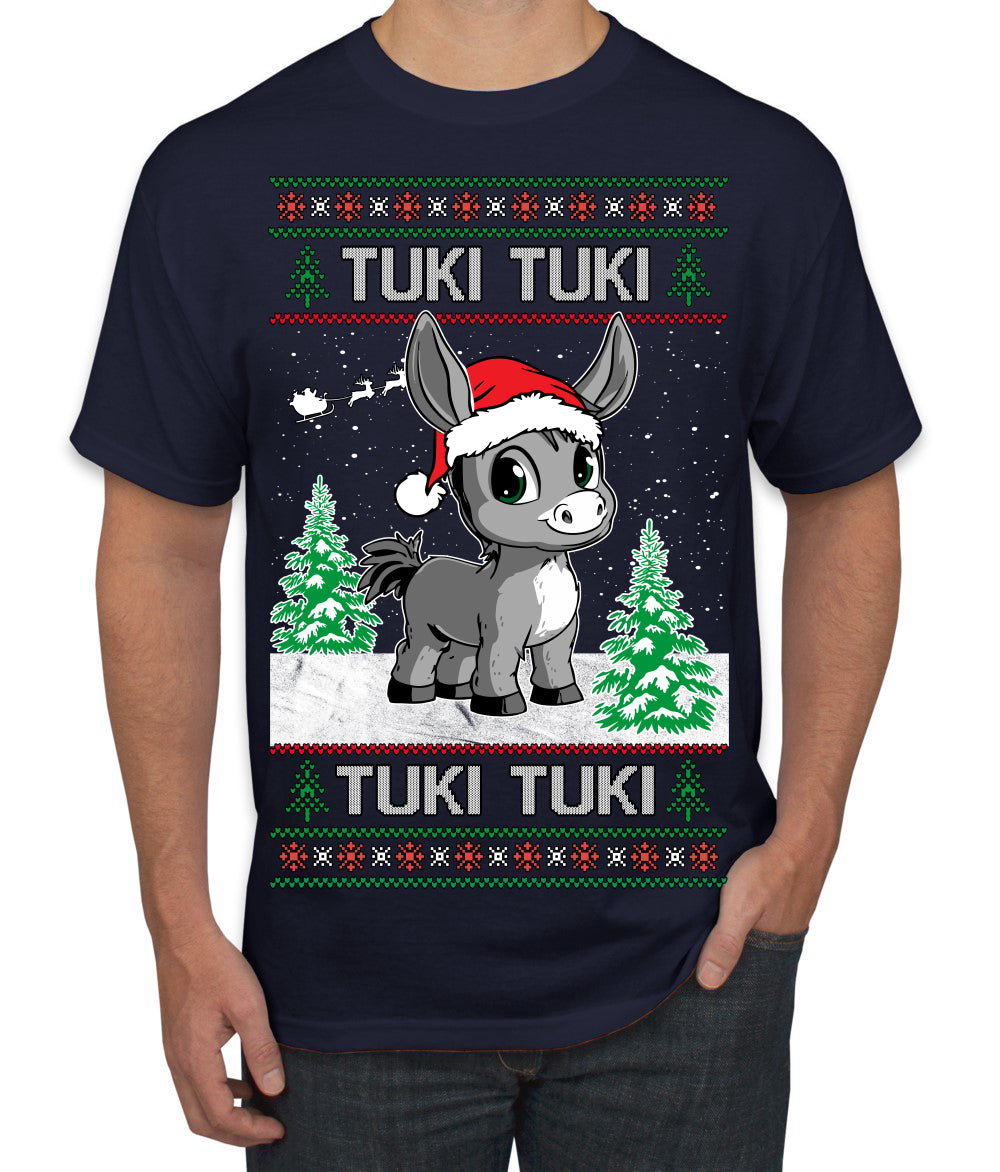 Tuki Tuki Tuki Funny Spanish Music Lyrics Ugly Christmas Sweater Men's T-Shirt