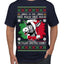 Jing a Di Jing Dominick the Italian Christmas Donkey Ugly Christmas Sweater Men's T-Shirt