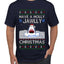 Have a Holly Jawlly Christmas, Cute Shark, Ugly Christmas Sweater Men's T-Shirt