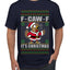 F-CAW-F IT'S CHRISTMAS, Ugly Christmas Sweater Men's T-Shirt