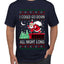 I Could Go Down All Night Long, Ugly Christmas Sweater Men's T-Shirt