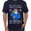 Santa Stands On Christmas, Ugly Christmas Sweater Men's T-Shirt