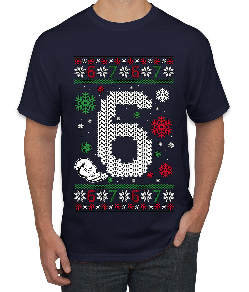 Christmas 6 Meme, Ugly Christmas Sweater Unisex Men's T-Shirt