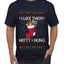 Hefty And Hung Christmas Sweater, Funny  Ugly Christmas Sweater Men's T-Shirt