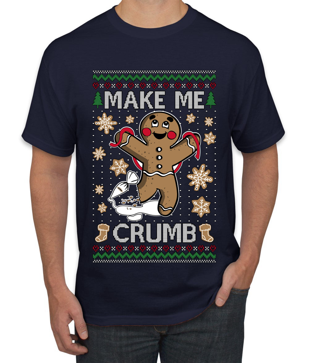 Make Me Crumb, Ugly Christmas Sweater Unisex Men's T-Shirt