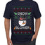 Snow Blower, Ugly Christmas Sweater Unisex Men's T-Shirt