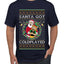 Santa Got Coldplayed, Ugly Christmas Sweater Unisex Men's T-Shirt