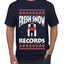 Fresh Snow Records Hip Hop Parody, Ugly Christmas Sweater Unisex Men's T-Shirt