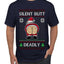Silent Butt Deadly Farting Santa, Ugly Christmas Sweater Unisex Men's T-Shirt