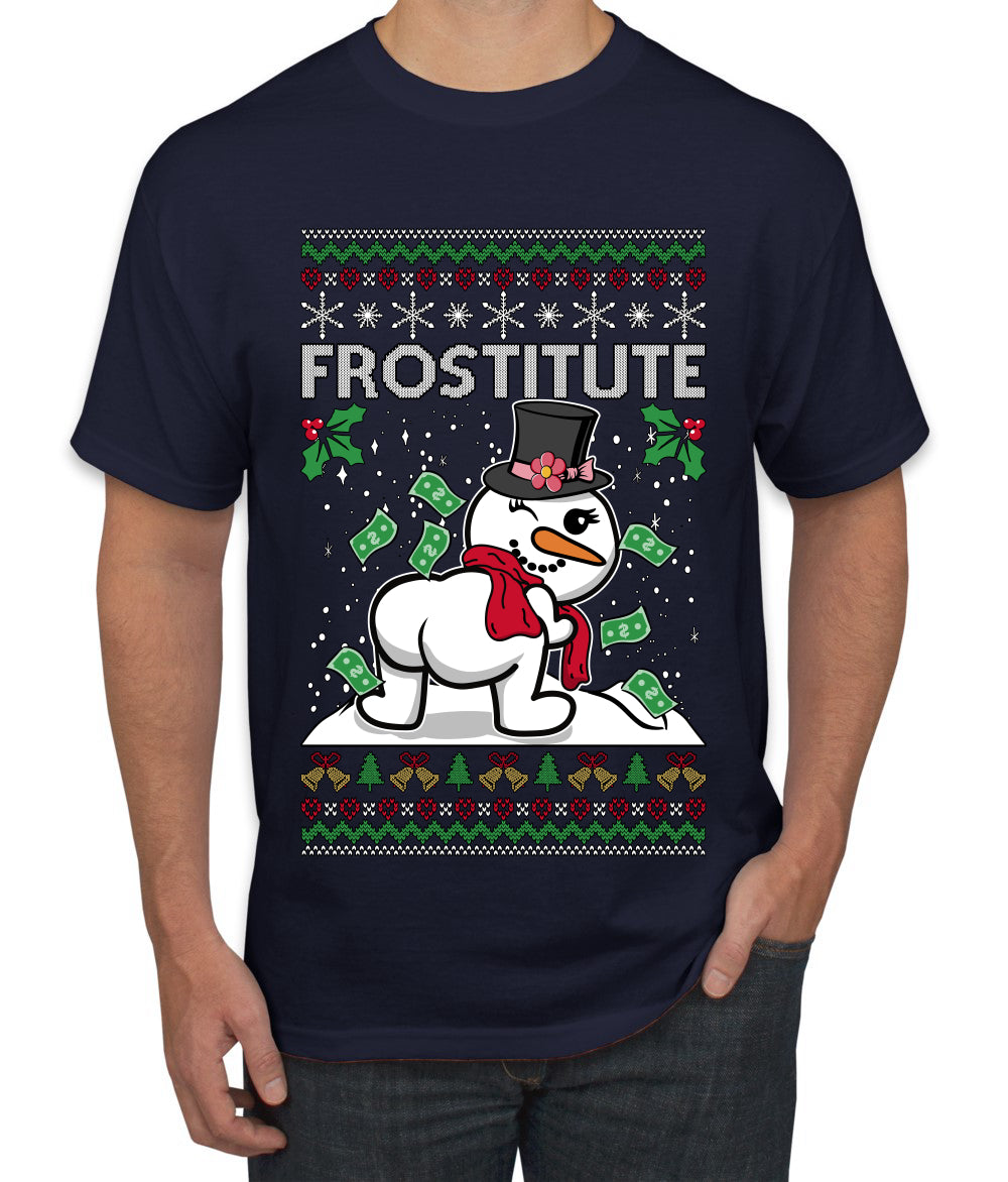 Frostitute, Ugly Christmas Sweater Unisex Men's T-Shirt
