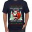 You Should See The Size Of My Sack Naughty Santa, Ugly Christmas Sweater Unisex Men's T-Shirt
