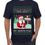 Ask Your Mom About My North Pole Naughty Santa, Ugly Christmas Sweater Unisex Men's T-Shirt