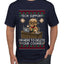 Tech Support I'm Here To Delete Your Cookies, Ugly Christmas Sweater Unisex Men's T-Shirt