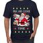 Milk And Cookie Time, Ugly Christmas Sweater Unisex Men's T-Shirt