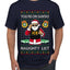 You're On Santa's Naughty List ICE Agent, Ugly Christmas Sweater Unisex Men's T-Shirt