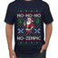 Skinny Santa Ho Ho Ho Ho-Zempic Weight Loss Shot, Ugly Christmas Sweater Unisex Men's T-Shirt