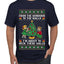 From The Windows To The Walls I'm About To Deck These Halls, Ugly Christmas Sweater Unisex Men's T-Shirt