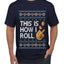 This Is How I Roll Dreidel Hanukkah, Ugly Christmas Sweater Unisex Men's T-Shirt