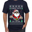 Santa Says 6 7 Meme, Ugly Christmas Sweater Unisex Men's T-Shirt