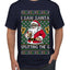 I Saw Santa Splitting The G, Ugly Christmas Sweater Unisex Men's T-Shirt
