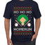 Ho Ho Ho Homerun, Baseball Fan Christmas Design, Ugly Christmas Sweater Unisex Men's T-Shirt