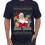 Buon Natale, Italian Santa Claus, Funny, Italian American Humor, Ugly Christmas Sweater Unisex Men's T-Shirt