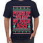 Pucker Up And Kiss My Jolly Ass, Ugly Christmas Sweater Unisex Men's T-Shirt
