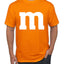 Letter M Graphic Novelty Funny Costume Halloween Men's T-Shirt