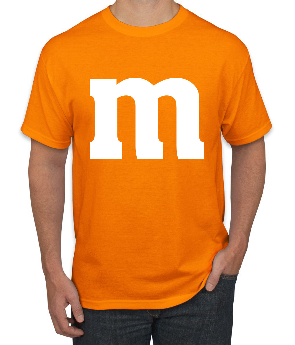 Letter M Graphic Novelty Funny Costume Halloween Men's T-Shirt