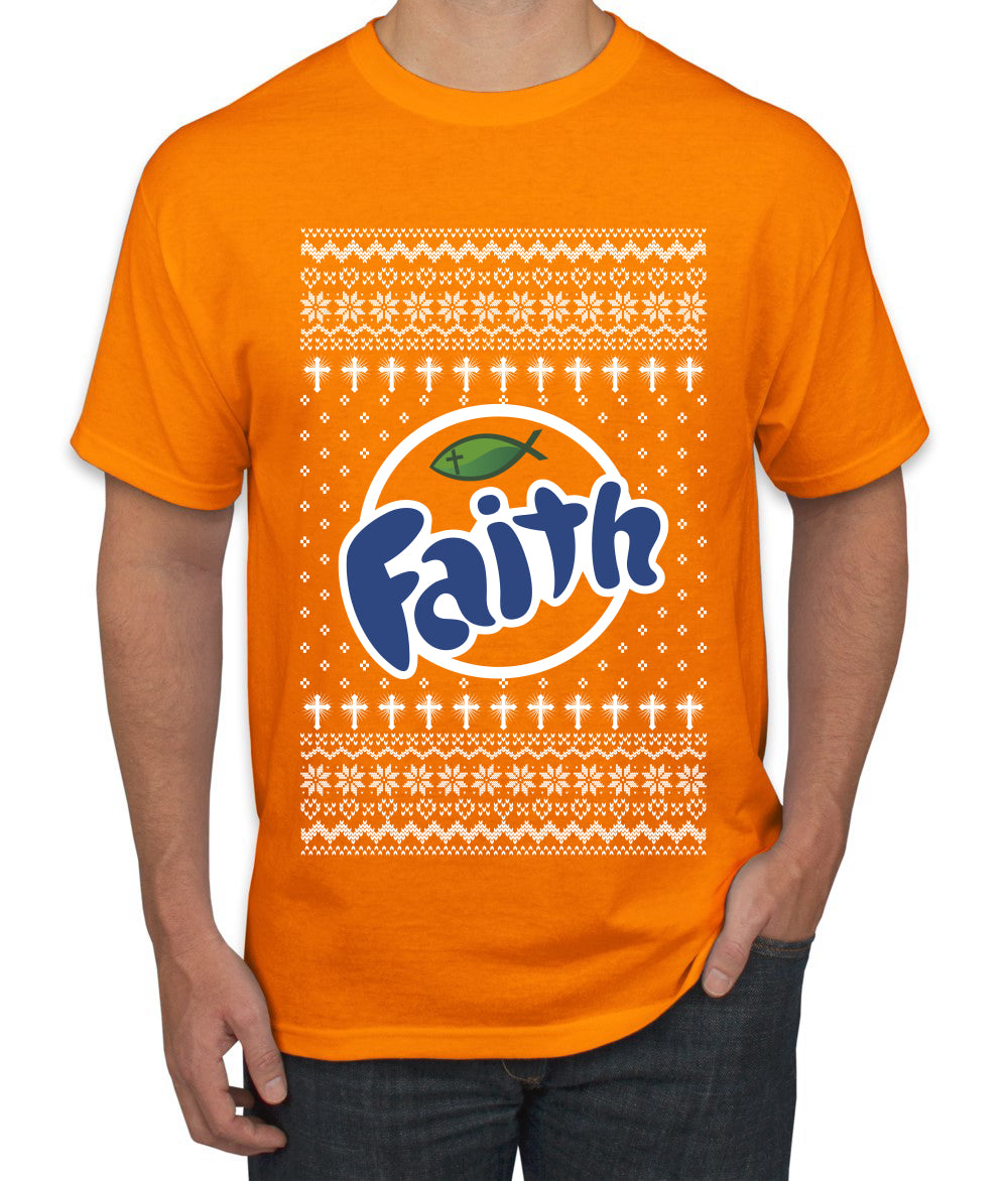 Enjoy Jesus Christ Parody Wordplay, Ugly Christmas Sweater Unisex Men's T-Shirt