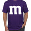Letter M Graphic Novelty Funny Costume Halloween Men's T-Shirt