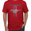 Ford Mustang Classic Pony USA Logo Emblem Cars and Trucks Front and Back Cars and Trucks Men's T-Shirt