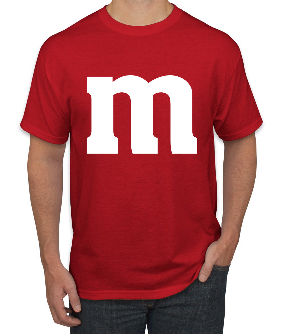 Letter M Graphic Novelty Funny Costume Halloween Men's T-Shirt