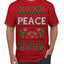 Peace Ugly Christmas Sweater Men's T-Shirt