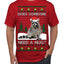 Does Someone Need a Hug? Cute Raccoon Ugly Christmas Sweater Men's T-Shirt