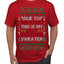 Due to Inflation This is My Ugly Christmas Sweater | Funny Ugly Christmas Sweater Men's T-Shirt
