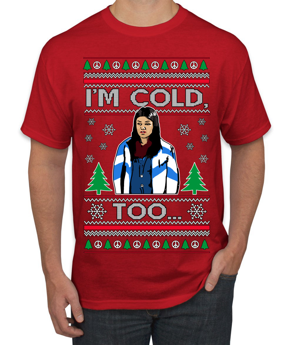 I'm Cold Too Funny Classic 70s Show Damn Jackie Ugly Christmas Sweater Men's T-Shirt