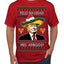 Feliz Navidad Mi Amigos Funny President Ugly Christmas Sweater Men's T-Shirt