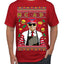 Mac Daddy Funny Viral Trump Meme Fast Food Fries Burgers Ugly Christmas Sweater Men's T-Shirt