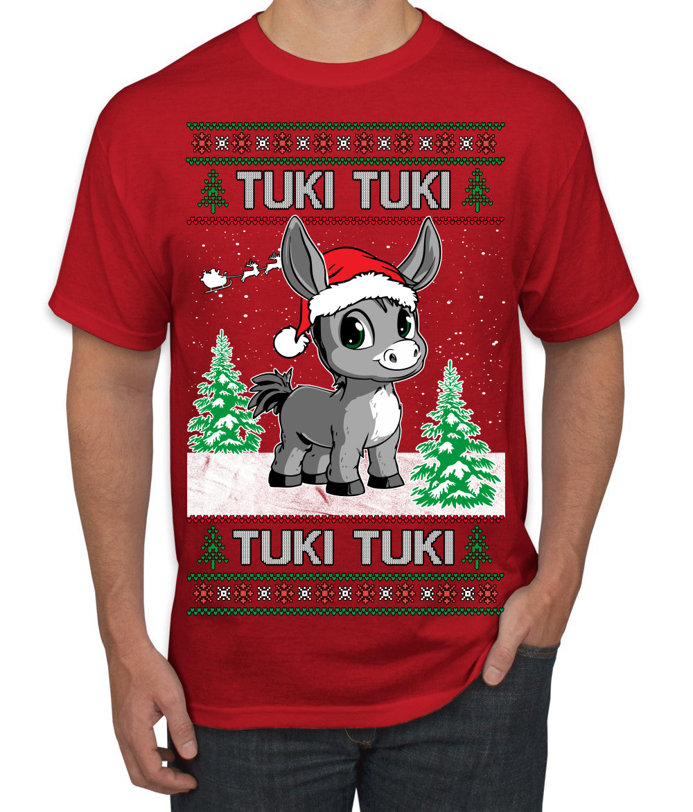 Tuki Tuki Tuki Funny Spanish Music Lyrics Ugly Christmas Sweater Men's T-Shirt