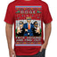 Doge F Around and Find Out Donald Trump Elon Vivek MAGA Ugly Christmas Sweater Men's T-Shirt