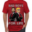 Bad Boys for Life Donald Trump JD Vance Funny 90s Movie Ugly Christmas Sweater Men's T-Shirt