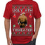 Ugly Ath Sweater Merry Chrithmith, Butt Viral Ugly Ass Boxing Fight Meme Ugly Christmas Sweater Men's T-Shirt