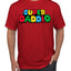 Super Daddio Gamer Dad Fan Gift Father's Day Men's T-Shirt