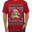 Hawk Tuah Spit On That Thang Mrs Claus Funny Meme Ugly Christmas Sweater Men's T-Shirt