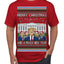 Merry Christmas and a MAGA New Year 2025 Ugly Christmas Sweater Men's T-Shirt